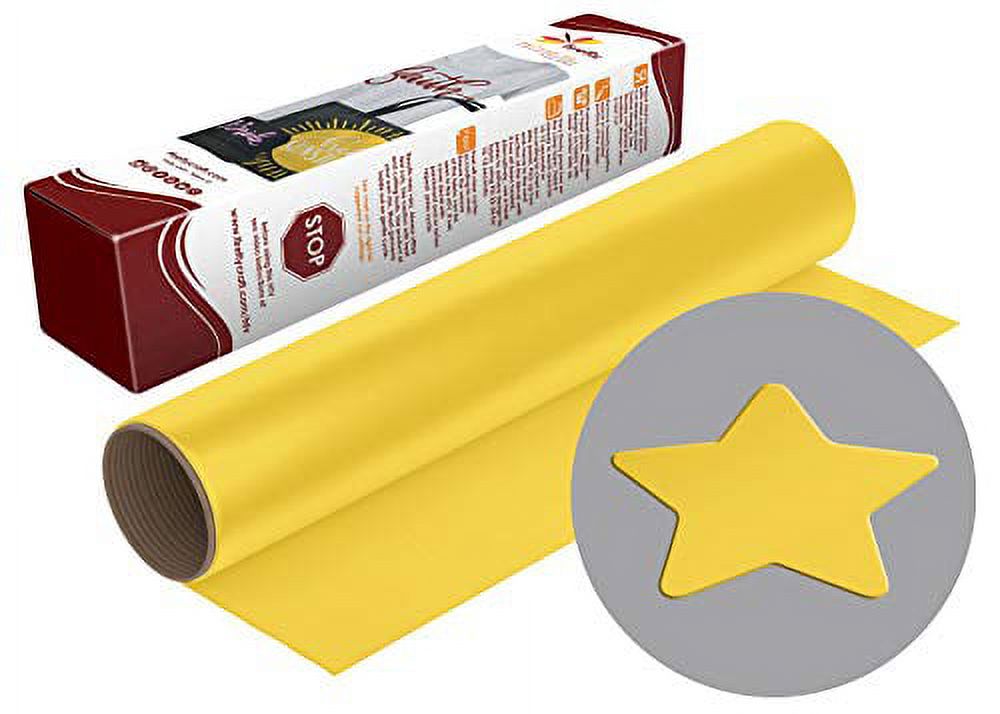 Firefly Craft - 3D Yellow Heat Transfer Vinyl Sheets - Iron On Vinyl for  Cricut and Silhouette - Brick Style Heat Press Vinyl for Shirts, Art,  Crafts, & More - 12 x